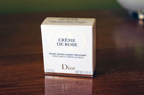 creme de la rose dior|Dior smoothing plumping lip balm.